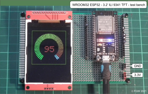 ESP32-WROOM-32 and ILI9341 TFT display – an interesting match –  thesolaruniverse